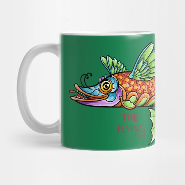 The Flying Fish Colorful by Mako Design 